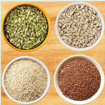 4 Seeds Hormonals Imbalance (PCOS) Bundle- 400g (ہارمون عدم توازن)